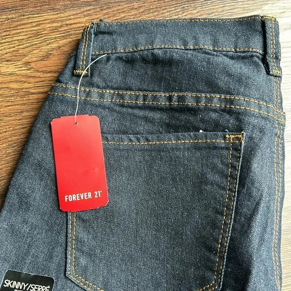 NEW Forever 21 Skinny Jeans | Forever 21 Blue Skinny Jeans | Forever 21 Jeans - Picture 2 of 9